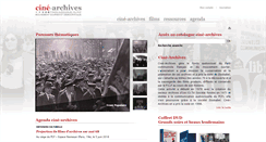 Desktop Screenshot of cinearchives.org